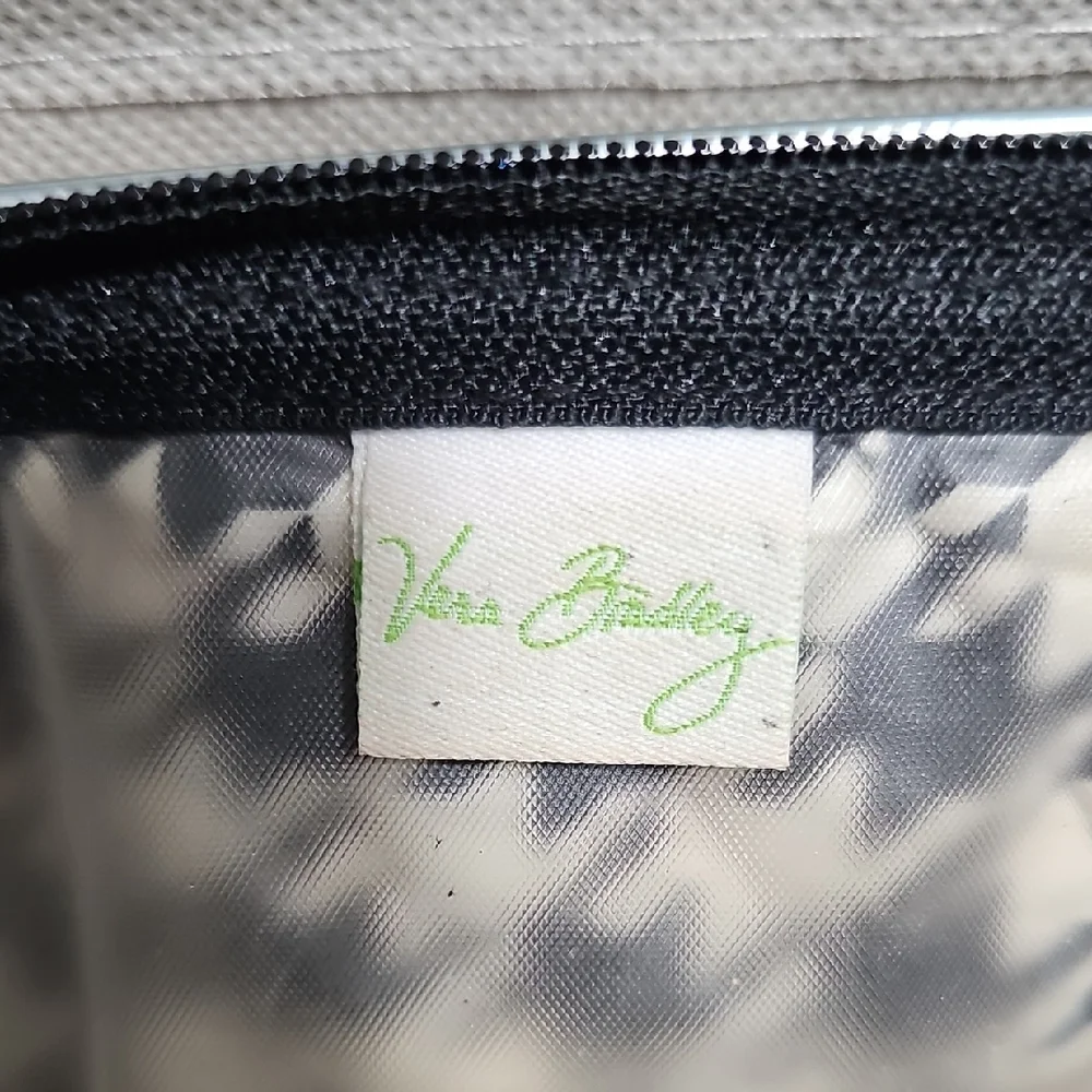 Vera Bradley Quilted Floral Cosmetic Bag - Red, Yellow, Black - Picture 2 of 7